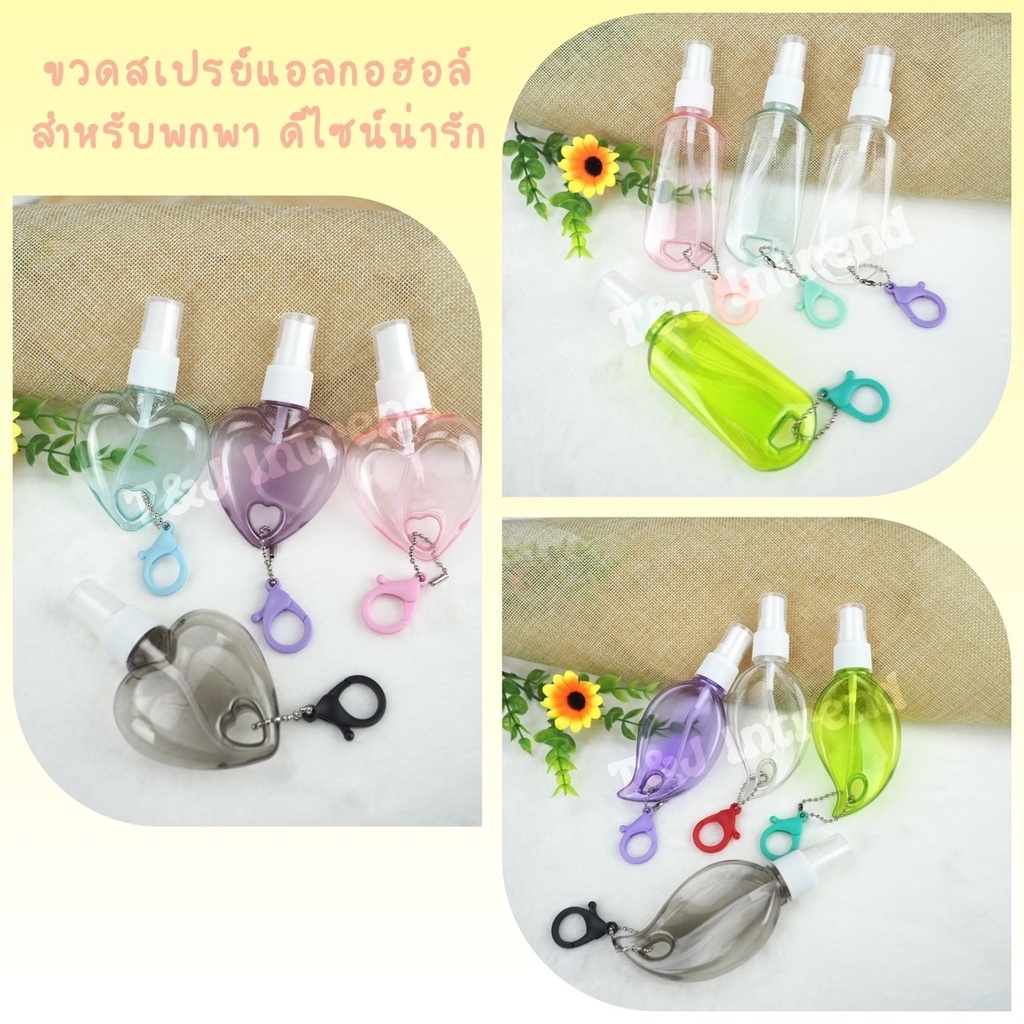ขวดสเปรย์แอลกอฮอล์พกพา ขวดสเปรย์พกพา สำหรับพกพา ขนาด 30 ml