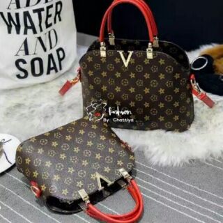 เช็คสินค้าก่อนสั่ง Louis Vuitton red crossbody bag and hand bag fashion bag