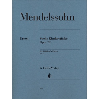 MENDELSSOHN BARTHOLDY Six Childrens Pieces op. 72 (HN914)