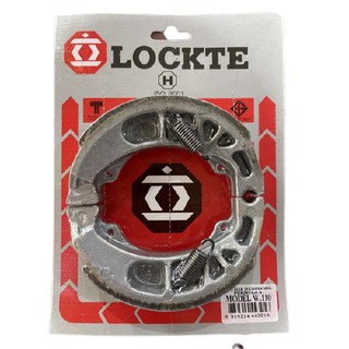 Lockte ผ้าเบรคดั้มหน้าและหลัง ยี่ห้อล็อคเต้ ใช้ได้สำหรับ Honda Wave ทุกรุ่น