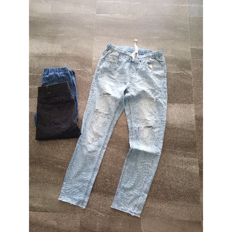 AK 05 กางเกงยีนส์  ใส่ได้ ชาย/หญิง งานเกาหลี คุณภาพดี