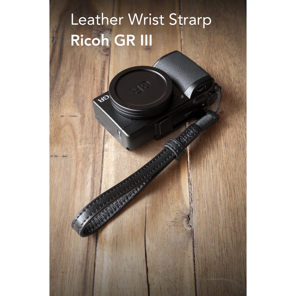 สายคล้องมือกล้องแบบปลายเชือกแบบหนังแท้ Tusk Style