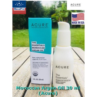 Acure® Moroccan Argan Oil 30 ml น้ำมันอาร์แกน ออแกนิค