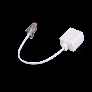 Bath RJ11 6P4C ตัวเมีย เป็นอีเธอร์เน็ต RJ45 8P8C ตัวผู้ F/M สายอะแดปเตอร์แปลงโทรศัพท์