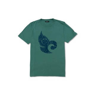 Indigoskin Shadow Play Tee เสื้อยืด สีเขียว ทุกไซส์