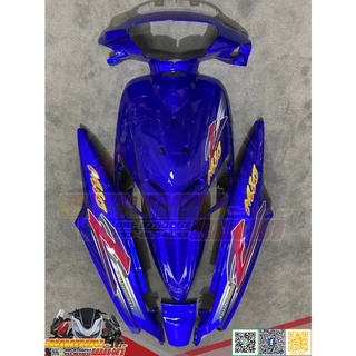 ชุดสีมีโอตัวเก่า YAMAHA Mio5VV มีโอตัวแรก สีน้ำเงิน ลายZ งานแท้ทำสีระบบ 2K