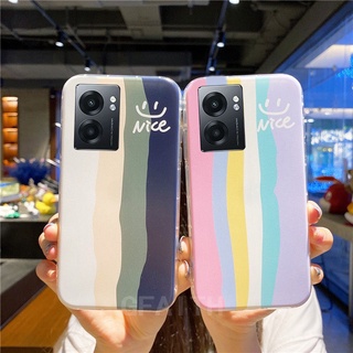 เคสโทรศัพท์ OPPOA77 OPPOA57 ลายสวย ไล่ระดับสี รุ้งกันกระแทกเคสนิ่มสำหรับ สำหรับ OPPO Reno7 Pro 5G Reno 7 Z 7Z Reno6 Z Reno 6 Pro A77 A57 4G A96 A76 A16 A54 A74 A94 Reno5 Pro Reno4 Pro Reno6Z Reno4Z OPPOA54 เคสออปโป้A77