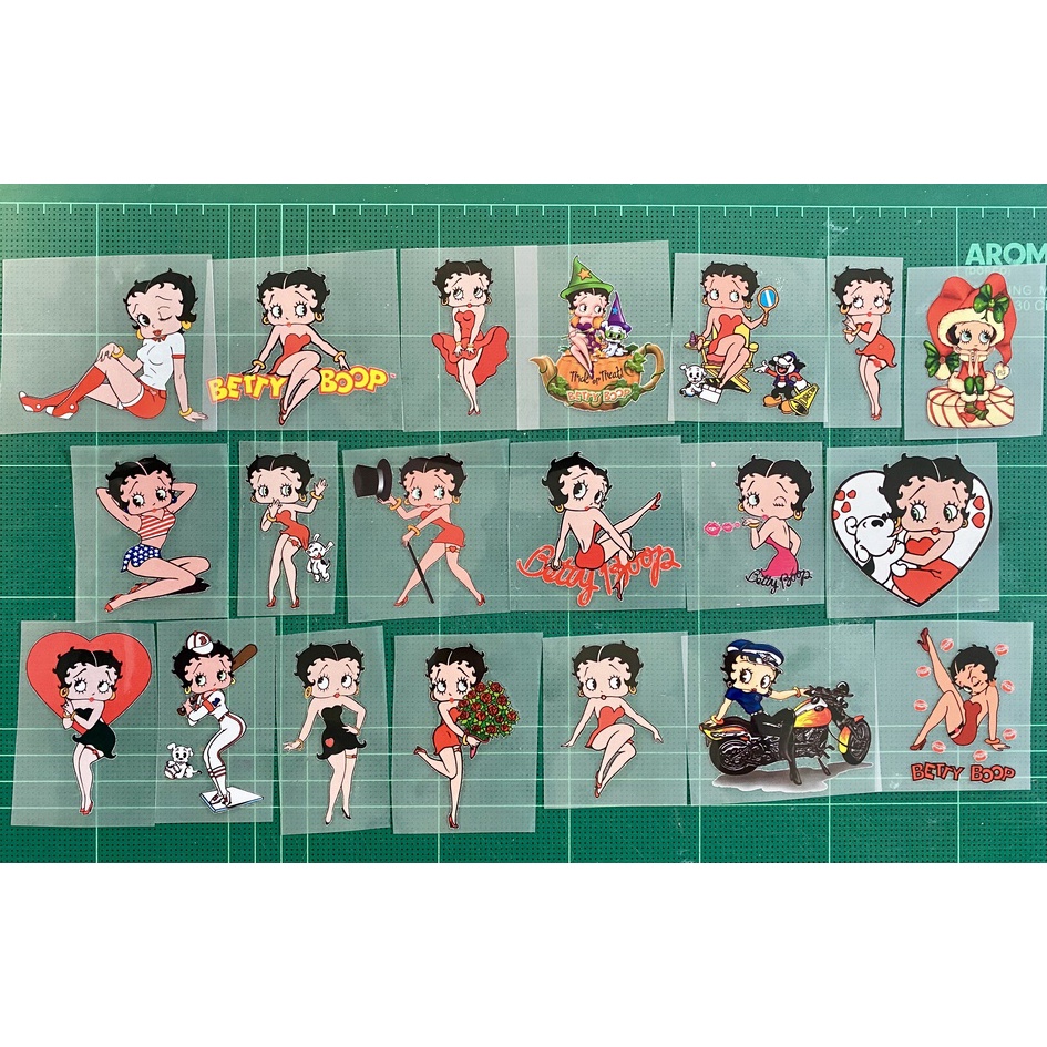 ตัวรีดการ์ตูนสุดฮิต Betty boop การ์ตูนเซ็กซี่ รีดง่ายแผ่นฟิมล์รีดร้อน