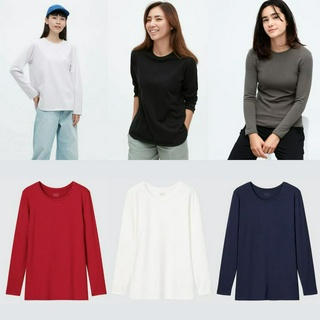 Unq Jersey Blend เสื้อยืดแขนยาว - เสื้อยืด Raglan - Kaos แขนยาว ผู้หญิง - แบรนด์แท้