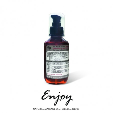 Aroma&More ENJOY น้ำมันนวดตัวอโรมา Bath & Body Massage Oil 130/500/1000ML กลิ่นยอดนิยมในสปา