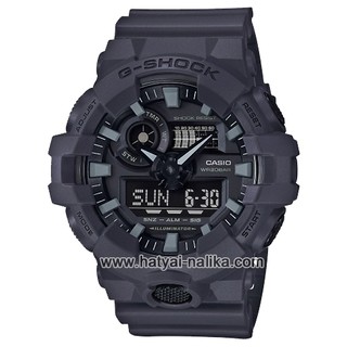 นาฬิกา คาสิโอ Casio G-Shock Special Color GA-700UC Military Utility Color series รุ่น GA-700UC-8A สี Dark Gray