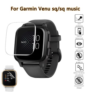 สำหรับ Garmin Venu SQ/SQ เพลง TPU ป้องกันฟิล์มสมาร์ทนาฬิกา Protector คุณภาพสูง Optical Enhancement ฟิล์ม Touch-Screen