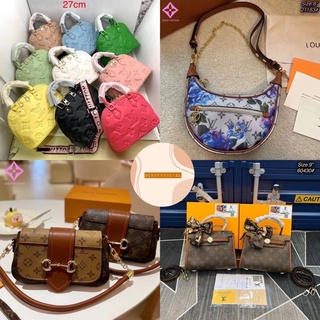 ✨✨new✨ MS รวมรุ่นมาใหม่ lv กระเป๋าแบรนด์เนม กระเป๋าปั้มแบรนด์👛 /mab 10” code 21183 60431 60430