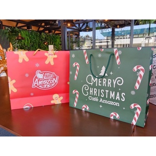 ถุงกระดาษ อเมซอน amazon Merry Christmas bag