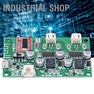 Industrial Shop 【ราคาถูก】Hf69B บอร์ดขยายเสียงลําโพง 2X6W เข้ากันได้กับบลูทูธ