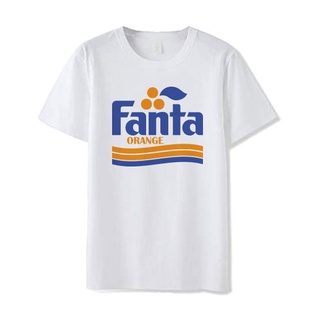 FANTA DRINK T SHIRT น้ำอัดลม เสื้อยืด วินเทจ แฟชั่น แฟนต้า รสส้มเสื้อยืด