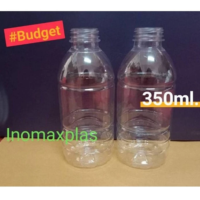 ขวดPET350ml. ใบละ 1.90บาท ถูกสุดๆ ไปเลย บรรจุ 130 ใบพร้อมฝา 247 บาท (GNR350ML.SN)