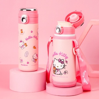 (พรีออเดอร์)กระบอกน้ำเก็บอุณหภูมิ hello kitty -1-100 องศา