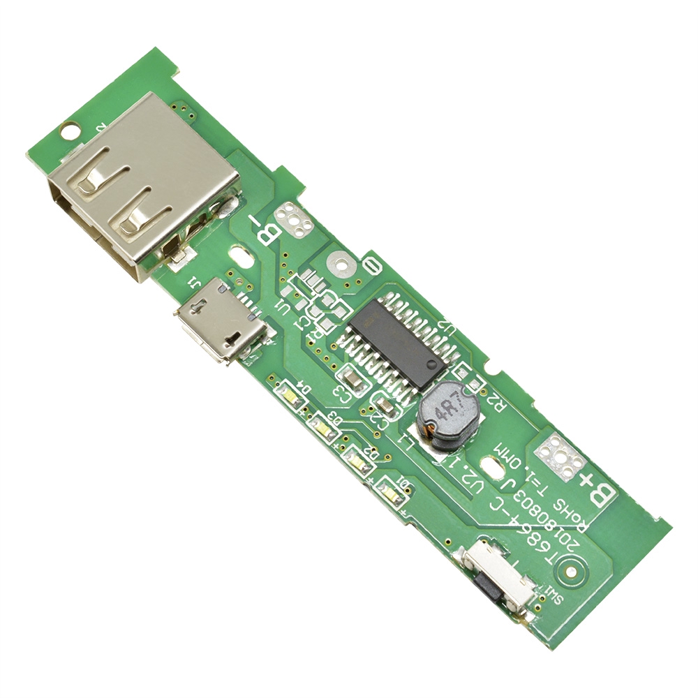 DIYMORE บอร์ดโมดูลพาวเวอร์แบงค์ PCB แบบ USB 5V 2A สำหรับชาตไฟ ราคา ถูกที่สุด ดีลบีเคเค แกลเลอรีภาพที่ 9
