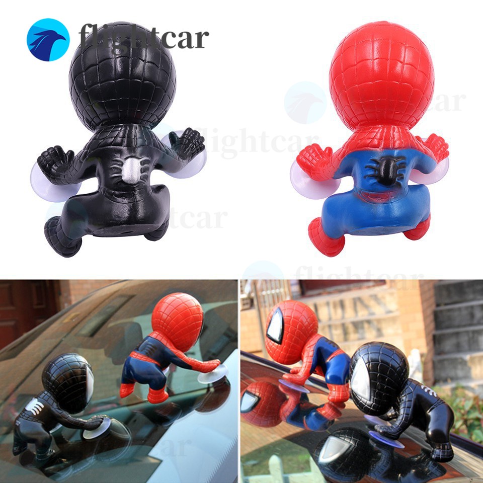 (FT) ของเล่น Spiderman ติดหน้าต่างรถยนต์ ตกแต่งบ้าน 1 ชิ้น