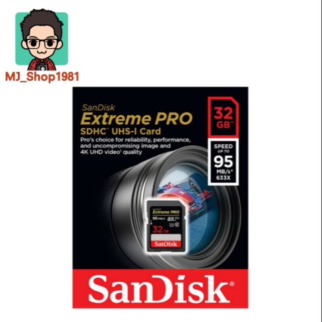 Sandisk Extreme Pro SD 32 GB UHS-I 95MB/s