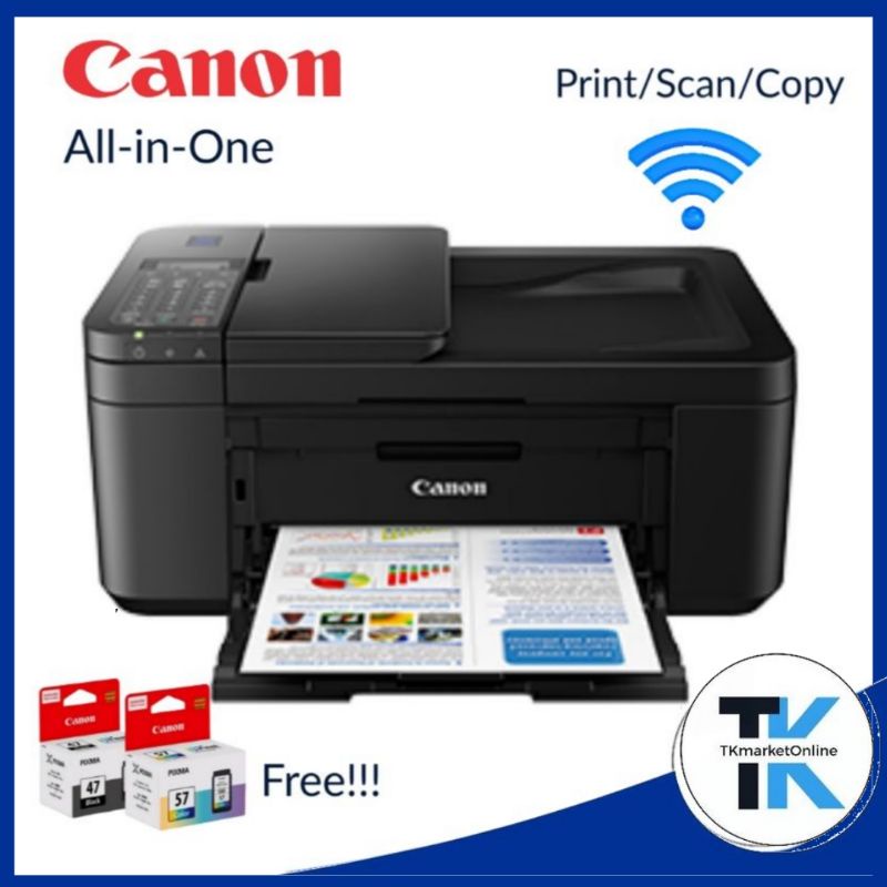 เครื่องพิมพ์มัลติฟังก์ชั่น​ ออลอินวัน​ Canon​ Printer​ All-in-One​ Print/Scan/Copy​/WiFi​ ปริ้นผ่านมือถือได่