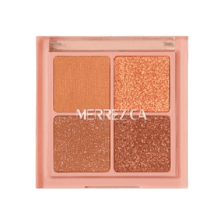 NEW!! พาเลท 4 ช่อง MERREZCA Eye Color palette มีทั้งเนื้อแมท & เนื้อชิมเมอร์ 4* 1.8 g. เนื้อแน่น สีชัด ติดทน อายแชโดว์