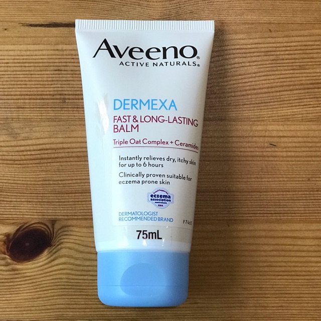 ของแท้ พร้อมส่ง Aveeno Dermexa Fast&Long Lasting Balm 75ml EXP 10/2026 ผิวหนังอักเสบ โรคเรื้อนกวาง หรือโรคสะเก็ดเงิน