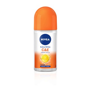 Nivea นีเวีย เอ็กซ์ตร้า ไวท์ ซี แอนด์ อี โรลออน 50 มล.