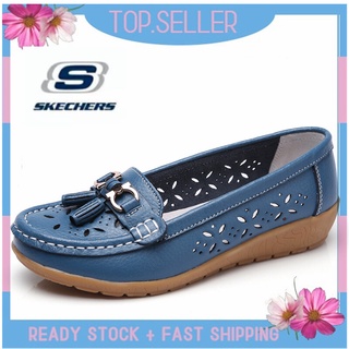 [พร้อมส่ง] *Skechers__go Walk Arch Fit รองเท้าแตะโลฟเฟอร์ ส้นแบน แบบสวม สําหรับผู้หญิง ผู้ชาย