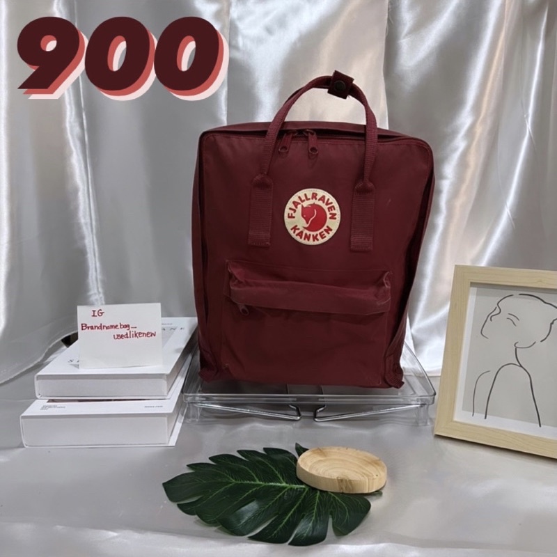 กระเป๋า Kanken มือสองของแท้💯 สีแดง📌ส่งต่อ ราคา 900บาท