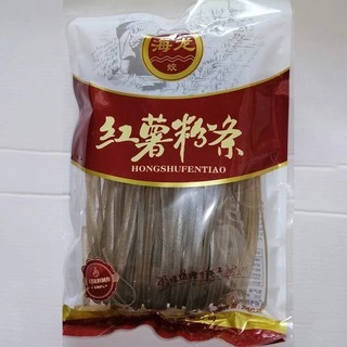 F12เส้นใหญ่หม่าล่า เส้นมันเทศ พร้อมส่ง(海龙红薯宽粉) ขนาด 248g เส้นทำจากมันเทศ เส้นเหนียวนุ่มอร่อย กินคู่กับชาบูหม่าล่า