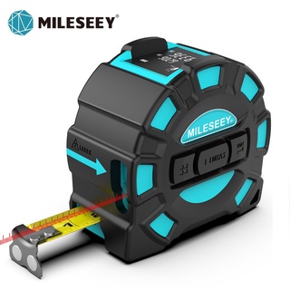 Mileseey เทปวัดเลเซอร์ 2-in-1 5 เมตร 40 เมตร