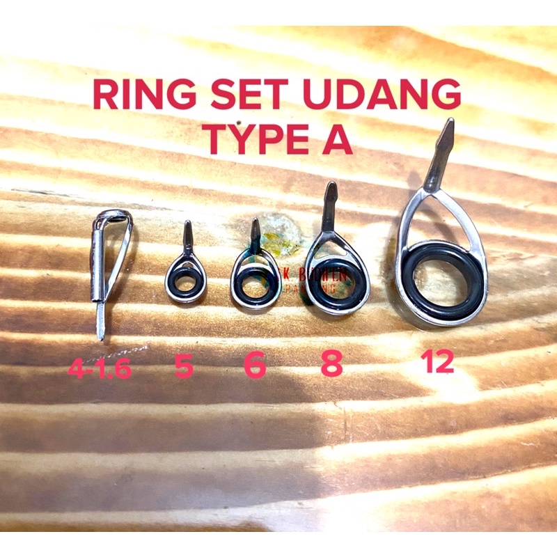 RING GUIDE NONFUJI SET SHRIMP/FISH