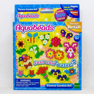 ลูกปัดสเปรย์น้ำ อควาบีท ชุดสวนดอกไม้ / AQUABEADS FLOWER GARDEN SET (ชุดรีฟิล)