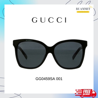 แว่นกันแดด Gucci GG0459SA 001 สี BLACK ของแท้ จัดส่งฟรี!!