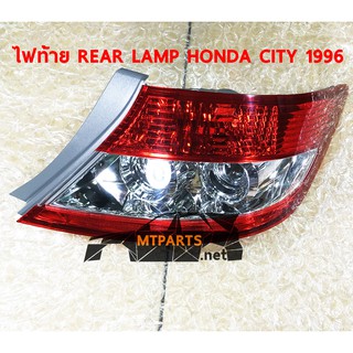 ไฟท้าย REAR LAMP HONDA CITY 2003 ฮอนด้า ซิตี้ SEL อะไหล่รถยนต์ ซ้าย (ของแท้) 100936-L
