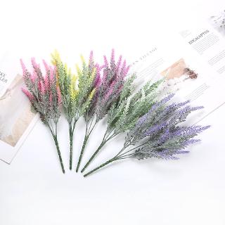 Artificial Flowers Lavender Fake Bridal Bunch Wedding Party Home Decor