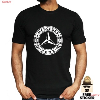 Sort.V New Mercedes Benz 2021 Logo Amg Racing Oversized Man Tops All-match Round Neck 100% Cotton T-shirt Best Gift For