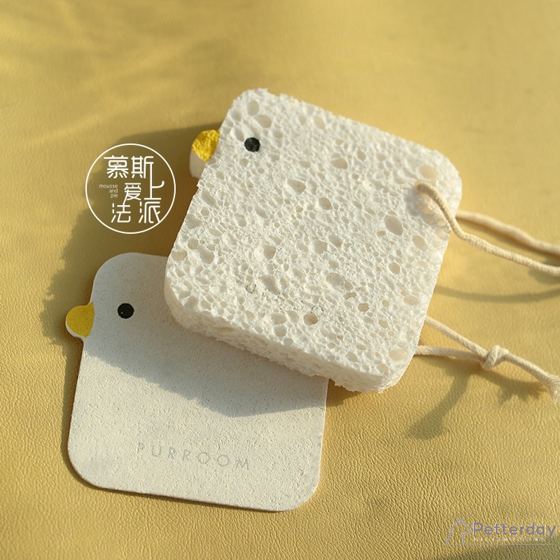 2xPurroom ฟองน้ำล้างจาน สำหรับสัตว์เลี้ยง จำนวน2 ชิ้น