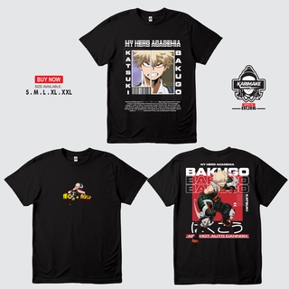 เสื้อยืดผ้าฝ้ายพิมพ์ลายแฟชั่น เสื้อยืด พิมพ์ลายอนิเมะ BOKU NO HERO MY HERO ACADEMIA KATSUKI BAKUGO AP SHOT