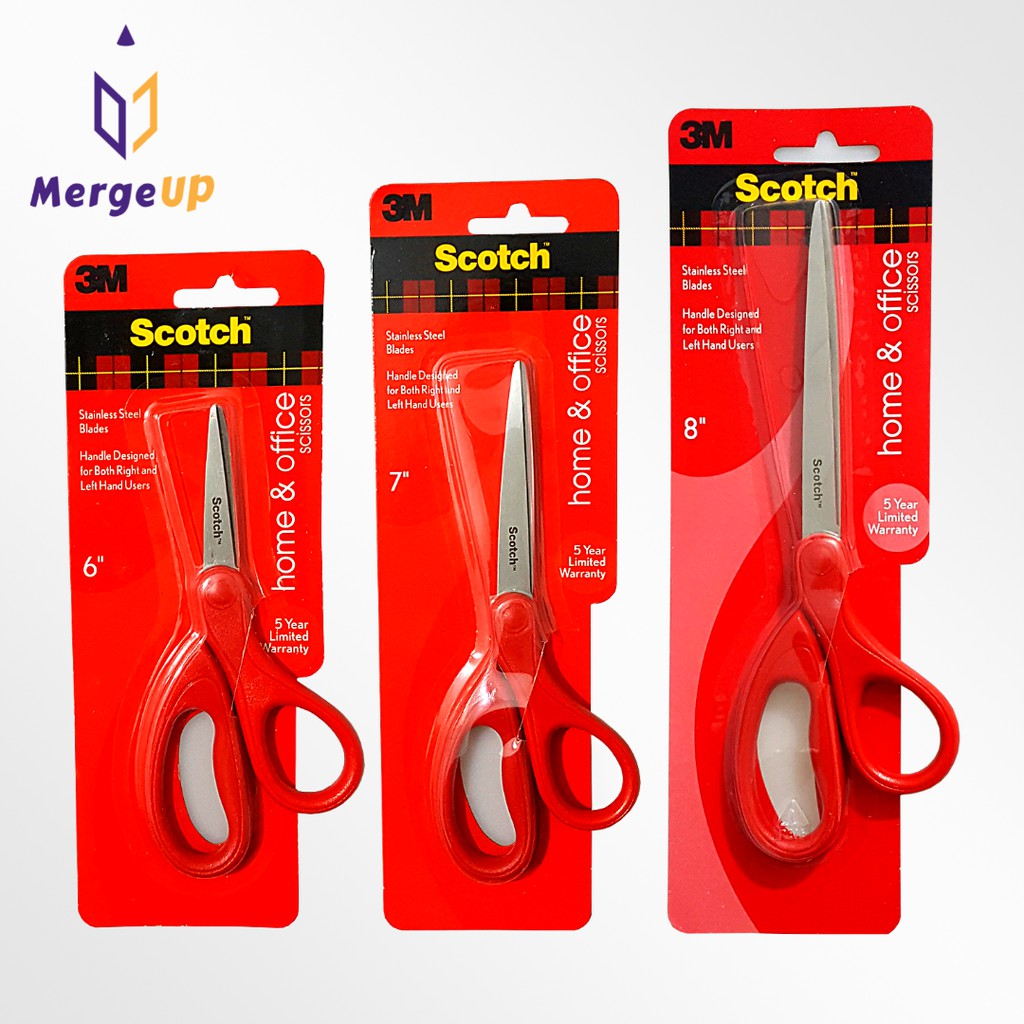 กรรไกร Home&Office 3M 6 / 7 / 8 นิ้ว No.CAT1406 / No.CAT1407 / No.CAT1408 Home & Office
