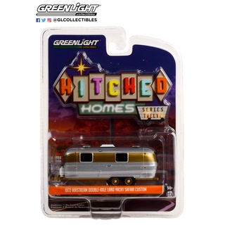 Greenlight 1/64 Hitched Homes Series 12 1972 Airstream Double-Axle Land Yacht Safari Custom 34120-C