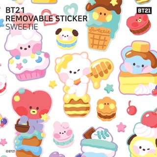 BT21 Removable Sticker Sweetie ✅พร้อมส่ง ของแท้💯