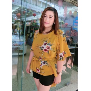 เสื้อผูกเอวผ้าหนังกบ
