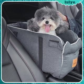 Pet Car Booster Seat Small/Medium Dogs Cats Carrier Stable Dog Car Seat Safety Chair Central Control Armrest Carrier