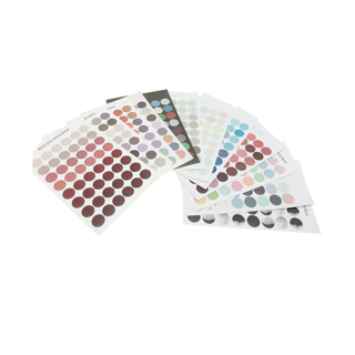 โปรโมชั่น : พร้อมส่ง ☁️ Round Sticker สติกเกอร์วงกลมแผ่นใหญ่ 48 ดวง