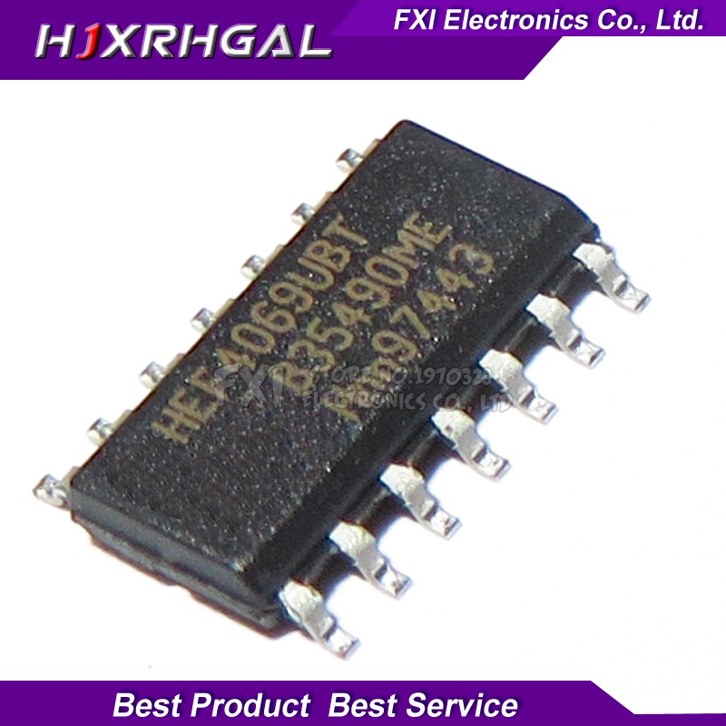 10PCS HEF4069UBT HEF4069 SOP14 SOP HCF4069 SMD CD4 ใหม่เดิม