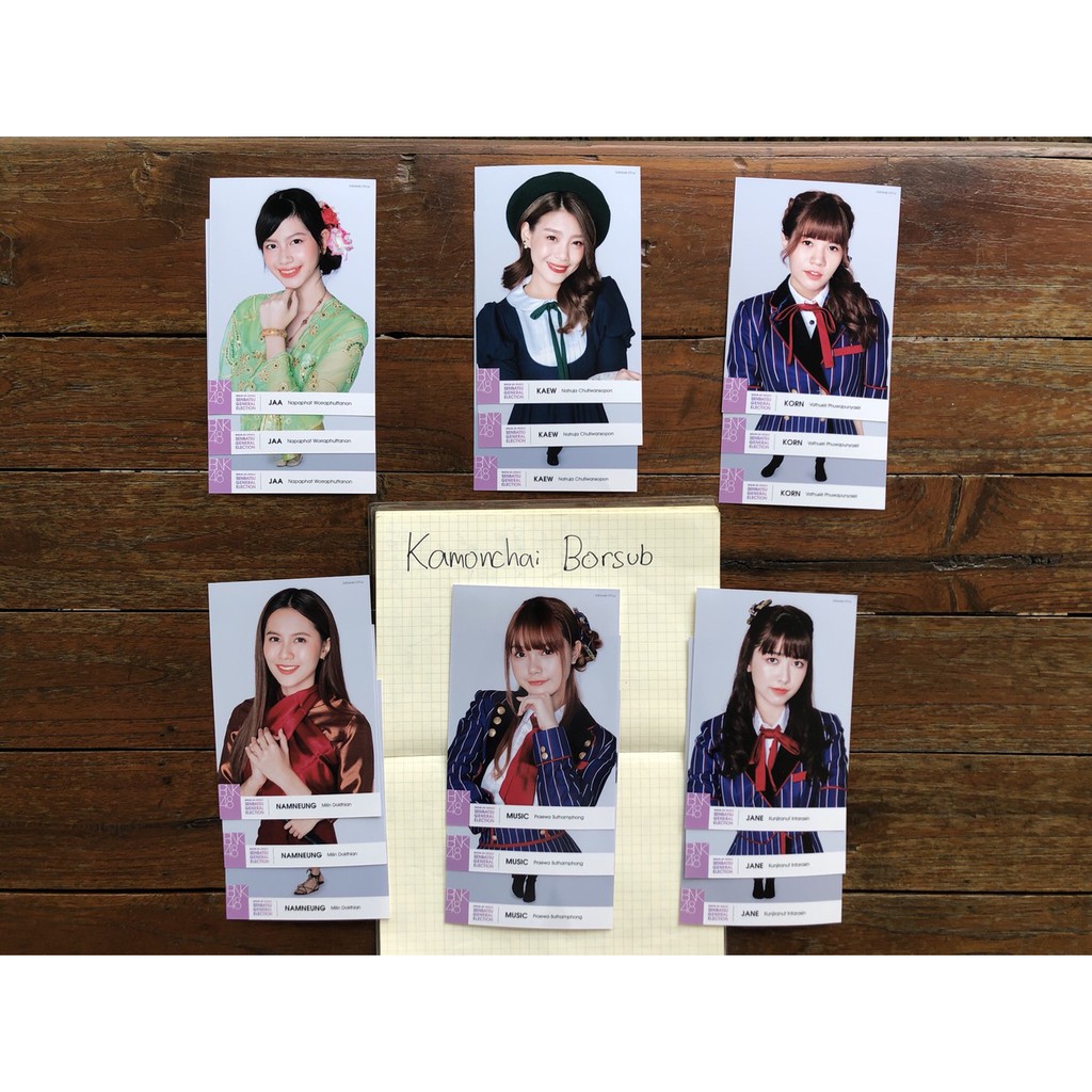 (Jaa,Kaew,Korn,Namnueng,Music,Jane) BNK48 รูปเซ็ตเลือกตั้ง (General Senbatsu Election)