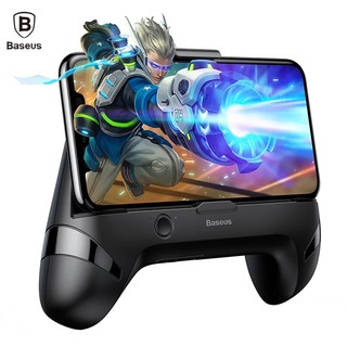 Baseus Gamepad Mobile Games Phone Holder อุปกรณ์จับยึดมือถือ สำหรับเล่นเกม ระบายความร้อน มีแบตเตอร์รี่ในตัว วัสดุ ABS